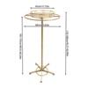YIYIBYUS Floor Standing Rotatable Clothing Rack, Retail Garment Rack Clothing Display Stand - 4 of 4