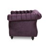 GDFStudio Tampa Contemporary Upholstered Tufted Club Chair with Nailhead Trim - 4 of 4