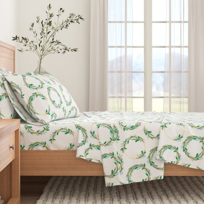 100% Cotton Holiday Flannel Sheet Set - Great Bay Home