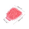 Unique Bargains Microfiber Chenille Mitts Reusable Scratch-Free Cleaning Glove Wash Sponge for Home Kitchen - 2 of 4