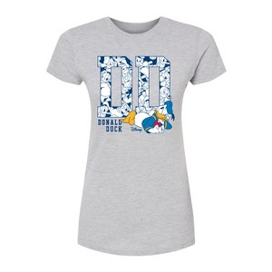 Women's - Disney - Donald Ears Fitted Graphic T-Shirt - 1 of 2