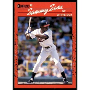 Sammy Sosa Rookie Card 1990 Donruss #489 - 1 of 2