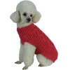 Pet Life (R) Swivel-Swirl Heavy Cable Knitted Fashion Designer Dog Sweater - 3 of 3