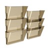 Storex Wall File, Letter Size, 13" x 4" x 7", Smoke - 3 of 4
