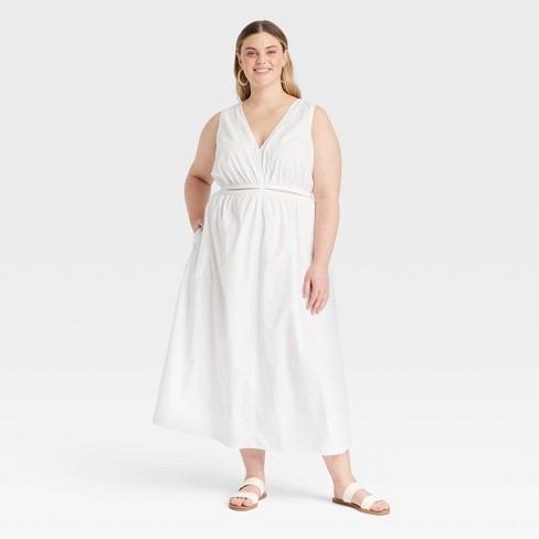 Plus size cut out maxi dress best sale