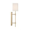 Savoy House Eastover 1 - Light Wall Light in  Warm Brass - 4 of 4