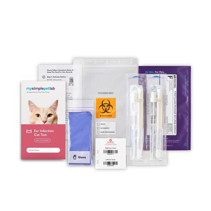 MySimplePetLab Cat Ear Infection Test Kit, 4 of 6