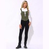 INSPIRE CHIC Women's Faux Suede Vintage Sleeveless Lace Up Zipper Decor Waistcoat Vests - 4 of 4