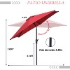 Ainfox 7.5ft Patio Umbrella - 2 of 4