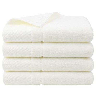 Luxury Zero Twist Bath Towels 100% Egyptian Cotton Super Soft Hotel Quality  600gsm Highly Absorbent Bath Towel Set Ideal Gift 