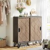 Hommoo 5-Tier Shoe Cabinet with Sliding Doors - 2 of 4