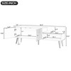 Shoe Rack Bench With Hidden Storage Compartment, Upholstered Cushions, Wooden Bench With Storage, Easy Assembly For Entryway Living Room - 2 of 4