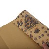 Unique Bargains Gift Wrap Paper Christmas Yellow Kraft 27.56"x19.69" 5Pcs - 4 of 4