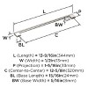Amerock Versa Cabinet or Drawer Pull - 2 of 3