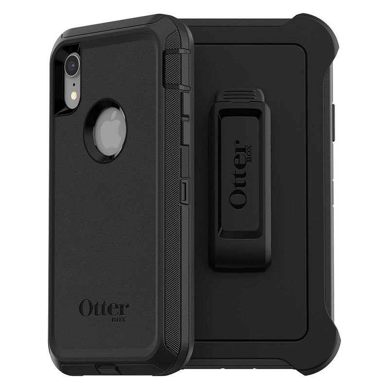OtterBox DEFENDER SERIES iPhone XR Case & Holster - Black  - Case & Holster  - Manufacturer Refurbished, 1 of 4