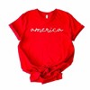 Simply Sage Market America Cursive Short Sleeve Tee - 3 of 4