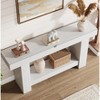 2-Tier Long Console Table, Narrow Console Table with Storage for Entrance, Hallway, Living Room - 4 of 4