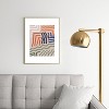 Nick Quintero Arid Contour Metal Framed Art Print - Deny Designs - 2 of 4