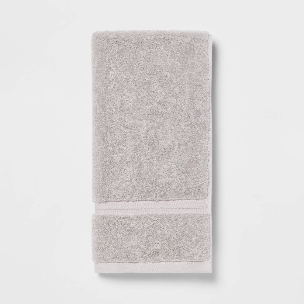 Photos - Towel Spa Plush Hand  Light Gray - Threshold™