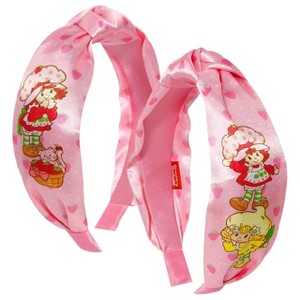 Strawberry Shortcake Thick None Slip Knotted Headband for Girls, Strawberry Shortcake Hair Accessories - 1 of 4