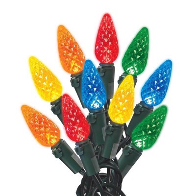 Celebrations LED C6 Multicolored 100 ct String Christmas Lights 24.75 ft. (Case of 12)