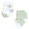 Hudson Baby Infant Boy Cotton Rich Newborn and Terry Socks, Little Lizard - 3 of 4