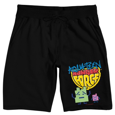 Aqua Teen Hunger Force Mooninites Men's Black Sleep Pajama Shorts -small :  Target