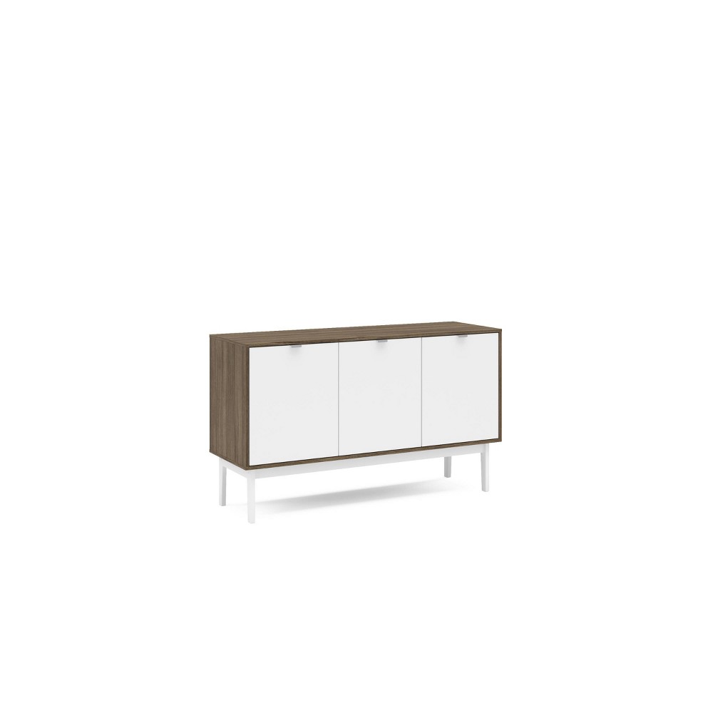 Sienna Sideboard Walnut and White - Chique