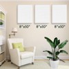HANSILK 6 Pack Canvas Panels 8 x 10 Stretched Canvas Boards for Painting Craft Drawing Acrylics Canvas Art Board Acrylic Oil Paint - 4 of 4