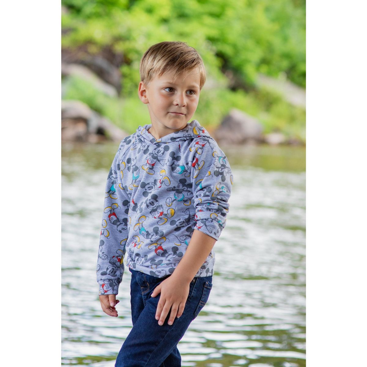 Disney Mickey Mouse Toddler Boys' Fleece 2-Piece Hoodie and Joggers Set - thumbnail 10