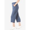 Woman Within Plus Size Petite Sport Knit Capri Pant - 4 of 4