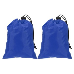 Unique Bargains Tear-Resistant Polyester Traveling Laundry Bag with Drawstring 2 Pcs - 1 of 4