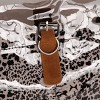 Slickblue Women’s Clear Purse with Leopard Accent, Trendy Handbag, Contemporary Style, 4 Color Options - 3 of 4