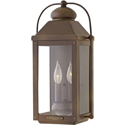 Hinkley Anchorage 17 3/4"H Light Oiled Bronze Outdoor Wall Light