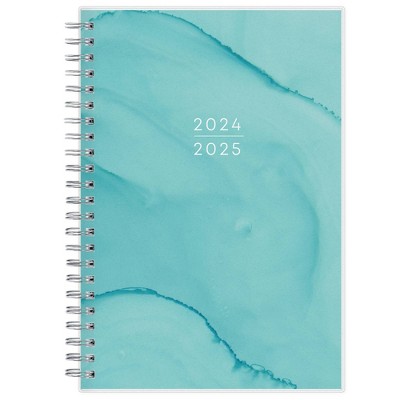 Blue Sky 2024-25 Weekly/Monthly Spanish Planner 8.15"x5.83" Wirebound Frosted Cover Whitney: Adult Paper Calendar