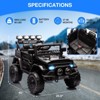 12V Ride-On Truck Car for Kids – Battery Powered Electric Vehicle with Remote Control, Spring Suspension, LED Lights, Bluetooth & 3 Speeds - 2 of 4