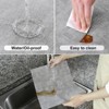 Aoibox Faux Leather Heat Resistant Placemats Set of 6, Waterproof Wipeable Washable PU Table Mats, Easy to Clean Anti-Slip for Dining Table - 4 of 4