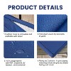 ARTPLAN Deep Seat Outdoor Cushion,Set 24"x24"x6" ,18x24" Bench Outdoor Chair Cushions, Polyester Fill Back for Patio Furniture ,Square - 4 of 4