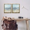 Stupell Industries White Flower Field Mountains, 17" x 21" - 2 of 4