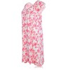 JEFFRICO Womens Nightgowns Short Sleeve Sleepwear Soft Pajama Dress Nightshirts - 4 of 4