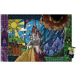 Trends International Disney Beauty and the Beast (1991) - Enchanted Castle Art Unframed Wall Poster Prints - 1 of 4