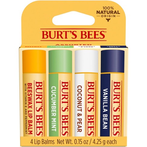 Burt's Bees 100% Natural Moisturizing Lip Balm, Honey with Beeswax