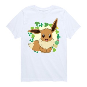 Boys' - Pokémon - Eevee Leaves Short Sleeve Graphic T-Shirt - 1 of 4