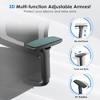 SKRAN Ergonomic Office Chair with Adjustable Lumbar Support and Headrest Comfy Computer Chair with 3D Armrest for Home, Office, Study Room - 4 of 4