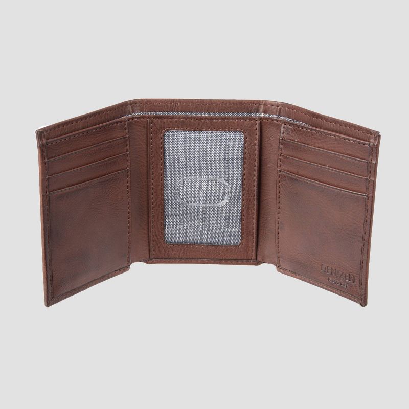 DENIZEN&#174; from Levi&#39;s&#174; RFID Thin Trifold Wallet - Brown, 3 of 5
