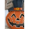 Kalalou Halloween Smiling Jack-O-Lantern with Top Hat Decoration - 2 of 3