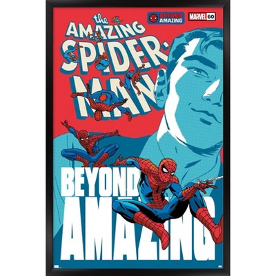 Trends International Marvel Comics - Spider-Man: Beyond Amazing - Peter Parker Cover Framed Wall Poster Prints