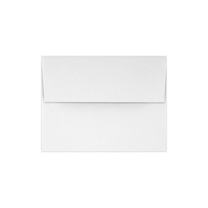 LUX A4 Invitation Envelopes (4 1/4 x 6 1/4) 50/Pack 60lb. White w/Peel & Press (4872-WPP-50) - 1 of 1