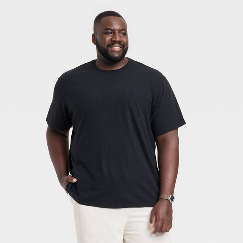 minus Primitiv konkurrence Men's Big & Tall Short Sleeve Crewneck T-shirt - Goodfellow & Co™ Black 3xl  : Target