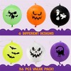 SYNCFUN 36 PCS Halloween Punch Balloons for Halloween Party Favor Supplies Decorations, Trick or Treat Toys, Halloween School Classroom Game - 3 of 4